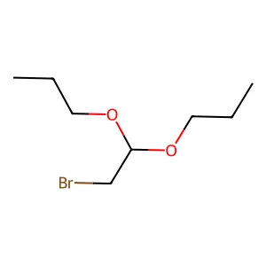 1,1'-((2-Bromoethylidene)bis(oxy))bispropane structure