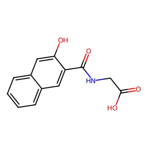 Glycine, N-[(3-hydroxy-2-naphthalenyl)carbonyl]- structure