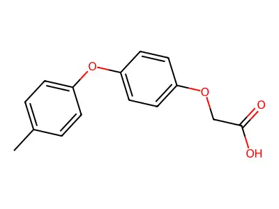 2-[4-(4-methylphenoxy)phenoxy]acetic Acid structure