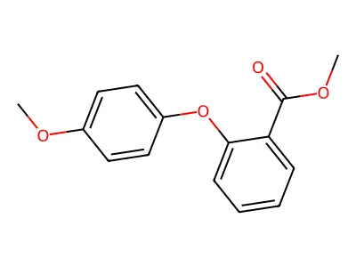 Methyl 2-(4-methoxyphenoxy)benzoate structure