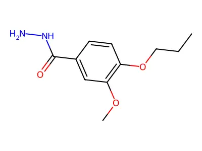 3-Methoxy-4-propoxybenzohydrazide structure