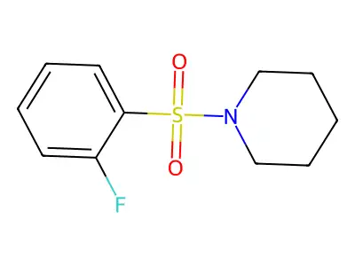 1-(2-Fluorobenzenesulfonyl)piperidine structure