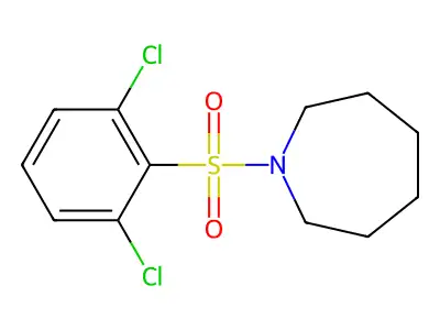 1-(2,6-Dichlorobenzenesulfonyl)azepane structure