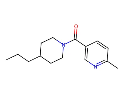 Piperidine, 1-[(6-methyl-3-pyridinyl)carbonyl]-4-propyl- structure