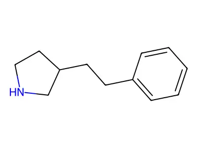 3-(2-Phenylethyl)pyrrolidine structure