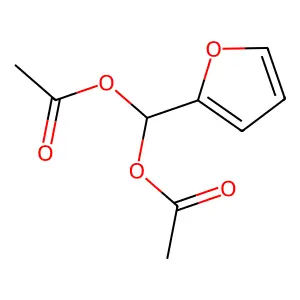 Methanediol, 1-(2-furanyl)-, 1,1-diacetate structure