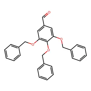 3,4,5-Tribenzyloxybenzaldehyde structure