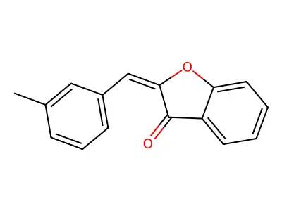 3(2H)-Benzofuranone, 2-[(3-methylphenyl)methylene]- structure