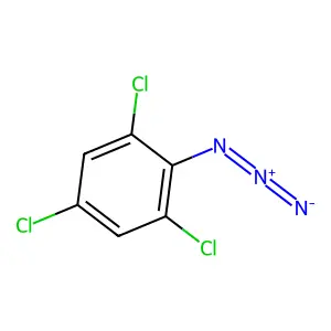 2-Azido-1,3,5-trichlorobenzene structure