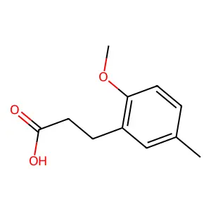 3-(2-Methoxy-5-methylphenyl)propanoic acid structure
