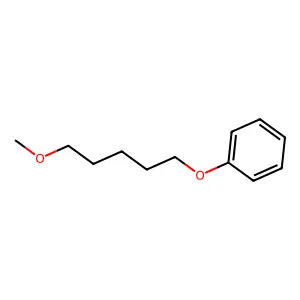 Benzene, ((5-methoxypentyl)oxy)- structure