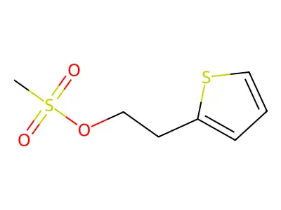 2-(2-Thienyl)ethyl methanesulphonate structure