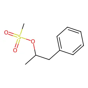 1-Phenylpropan-2-yl methanesulfonate structure