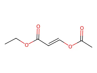 Ethyl 3-acetoxyacrylate structure