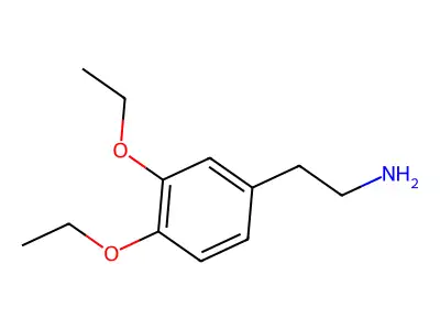 3,4-Diethoxyphenethylamine structure
