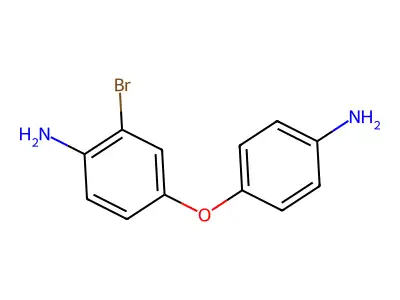 Benzenamine, 4-(4-aminophenoxy)-2-bromo- structure