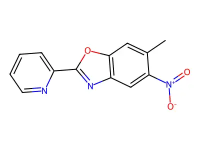 6-Methyl-2-pyridin-2-yl-benzooxazole structure