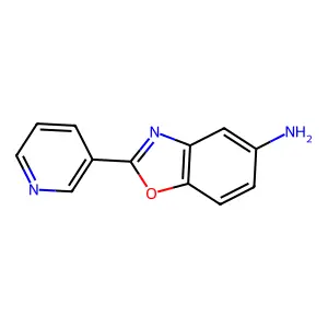 2-Pyridin-3-yl-benzooxazol-5-ylamine structure