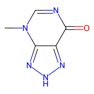 4-methyl-2H-triazolo[4,5-d]pyrimidin-7-one structure