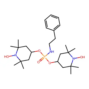 4,2,6,6-TETRAMETHYL-1-PIPERIDINYLOXY] structure