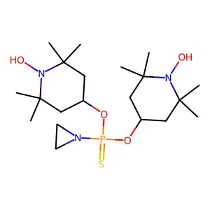 aziridin-1-yl-bis[(1-hydroxy-2,2,6,6-tetramethylpiperidin-4-yl)oxy]-sulfanylidene- structure