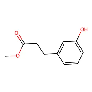 Methyl 3-(3-hydroxyphenyl)propionate structure