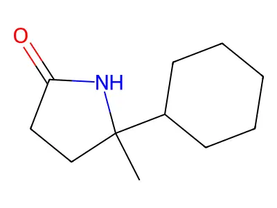 2-Cyclohexyl-2-methyl-3,4-dihydro-2H-pyrrol-5-ol structure