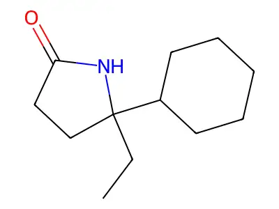 2-Cyclohexyl-2-ethyl-3,4-dihydro-2H-pyrrol-5-ol structure