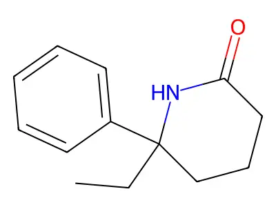 2-Piperidone, 6-ethyl-6-phenyl- structure