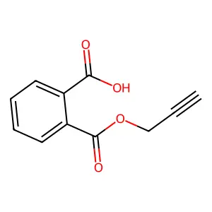 2-Prop-2-ynoxycarbonylbenzoic acid structure