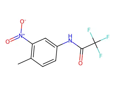 2,2,2-trifluoro-N-(4-methyl-3-nitrophenyl)acetamide structure