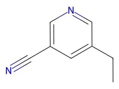 5-Ethylnicotinonitrile structure