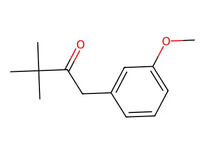 1-(3-Methoxyphenyl)-3,3-dimethylbutan-2-one structure