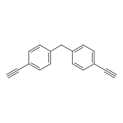 4,4'-Diethynyldiphenylmethane structure