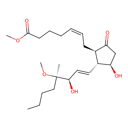 16-methyl-16-methoxyprostaglandin E2 structure