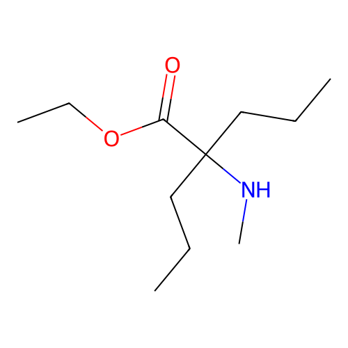 Norvaline, N-methyl-2-propyl-, ethyl ester structure