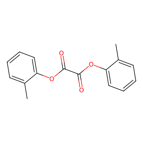 Bis(2-methylphenyl) oxalate structure