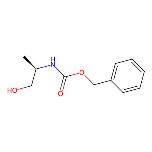 Benzyl ((2R)-1-hydroxypropan-2-yl)carbamate structure