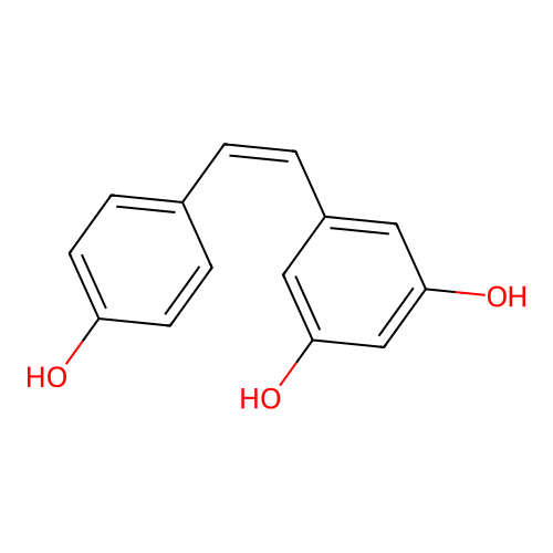 Cis-Resveratrol structure