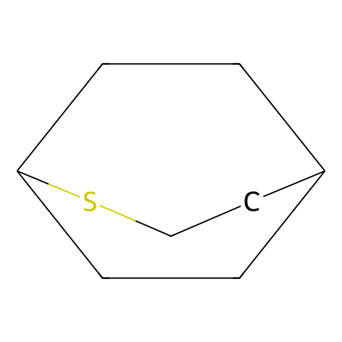 2-Thiabicyclo(3.2.2)nonane structure