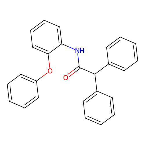 N-(2-phenoxyphenyl)-2,2-diphenylacetamide structure