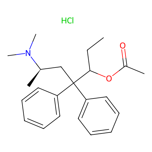 beta-l-Acetylmethadol hydrochloride structure