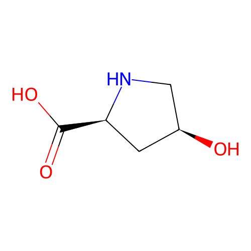 Cis-4-Hydroxy-L-Proline structure