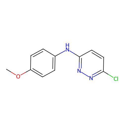 6-chloro-N-(4-methoxyphenyl)pyridazin-3-amine structure