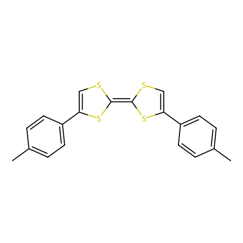 4-(4-Methylphenyl)-2-[4-(4-methylphenyl)-1,3-dithiol-2-ylidene]-1,3-dithiole structure