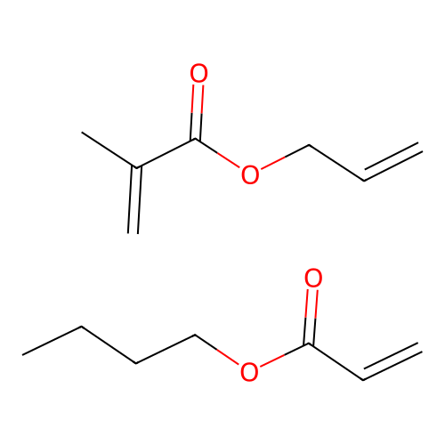 Butyl prop-2-enoate--prop-2-en-1-yl 2-methylprop-2-enoate (1/1) structure