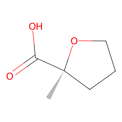 (2S)-2-methyloxolane-2-carboxylic acid structure