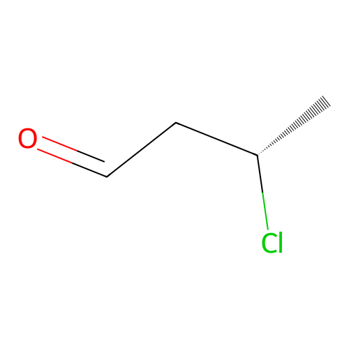 Butanal, 3-chloro-, (S)- structure