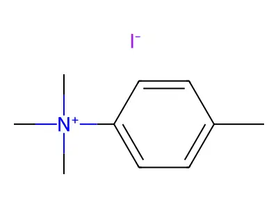 p-Tolyltrimethylammonium iodide structure
