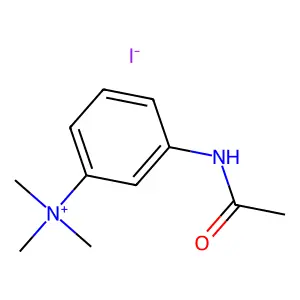 Benzenaminium, 3-(acetylamino)-N,N,N-trimethyl-, iodide (1:1) structure
